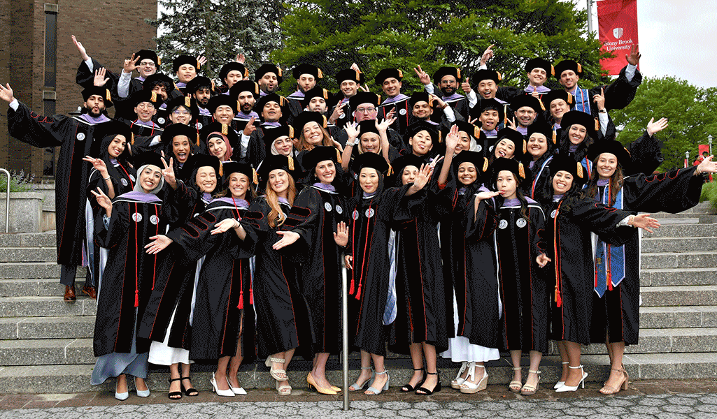 Rotating images from 2025 graduation ceremony
