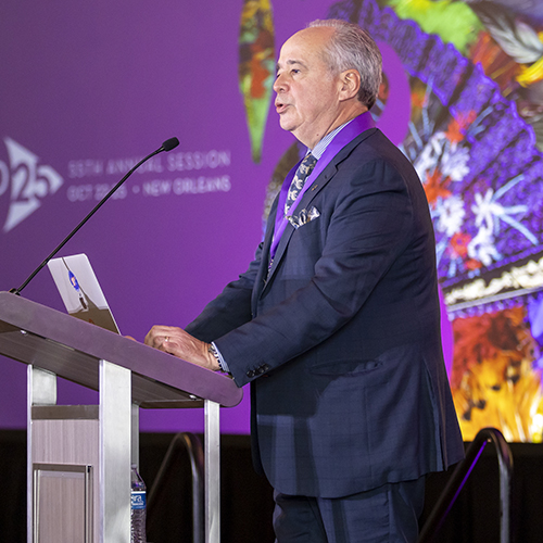 Kenneth Kurtz at a podium