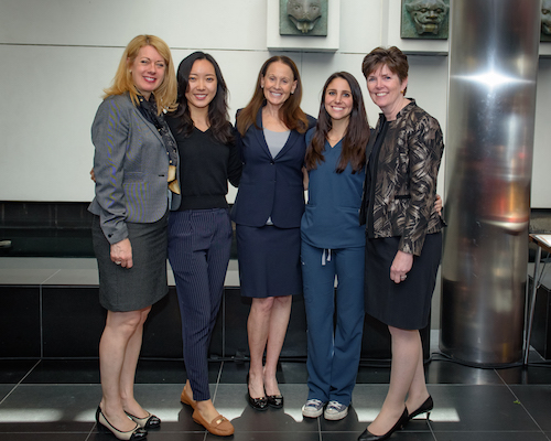 Ms. Melissa Marlin, Ms. Erin Wang, Dr. Ann Nasti, Dr. Jenna Chimon, and Dr. Mary Truhlar Photo