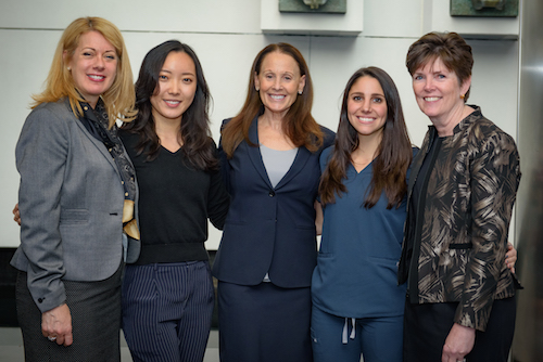 Ms. Melissa Marlin, Ms. Erin Wang, Dr. Ann Nasti, Dr. Jenna Chimon, and Dr. Mary Truhlar Photo