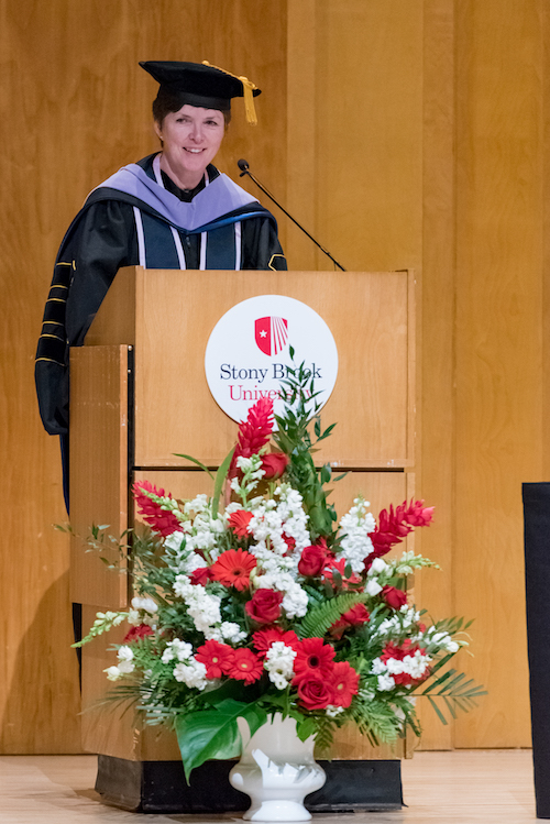 Mary Truhlar, DDS, Dean Welcomes Candidates and Guests to the 2018 Commencement Ceremony at Stony Brook School of Dental Medicine