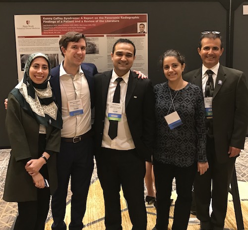 Members of Stony Brook School of Dental Medicine's Oral and Maxillofacial Radiology Program, Left to Right: Dr. Mina Mahdian, Dr. Ryan Holmes, Dr. Jalal Bukhari, Dr. Maryam Ajami, and Dr. Dan Colosi