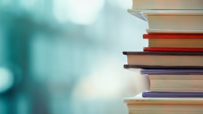 image: stack of books