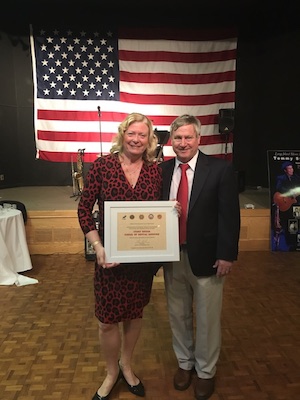 Mary Mehmel, Patient Care Services Coordinator at Stony Brook's School of Dental Medicine Receives Honor from the Coalition of Fraternal and Veteran Organizations' Chairman, Tom Kuhn