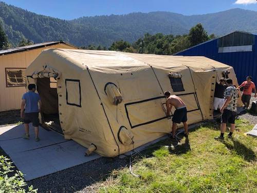 A Temporary Clinic in Neltume, Chile