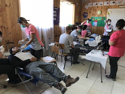 School of Dental Medicine Assists in Providing Care in Neltume, Chile