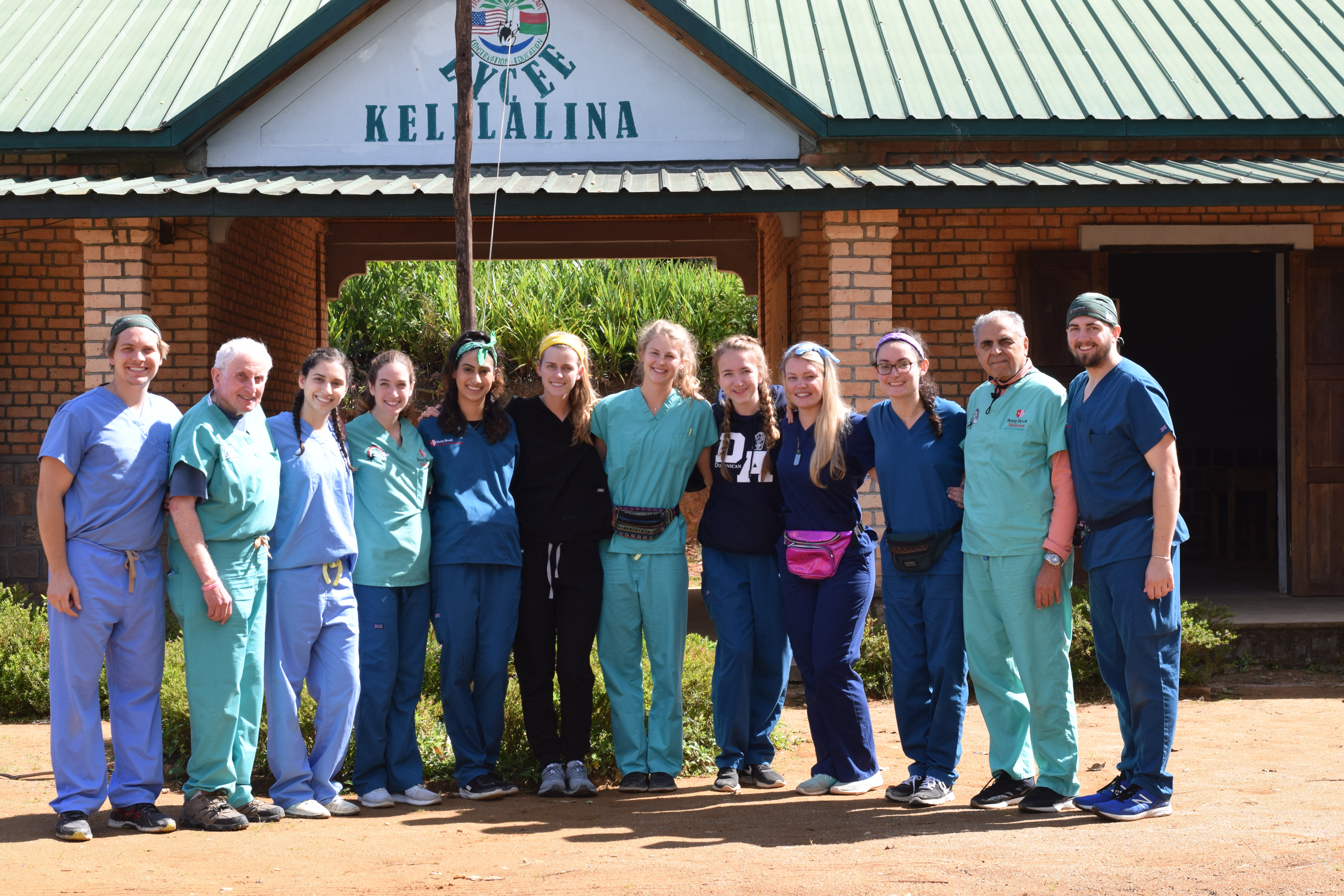 The 2019 Stony Brook School of Dental Medicine Madagascar team in Keliliana.
