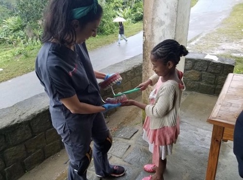 Stony Brook School of Dental Medicine Student, Taylor Truncali, Provides Oral Health Education in Madagascar