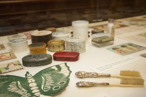 Pieces of dental history on display at the Health Sciences Library