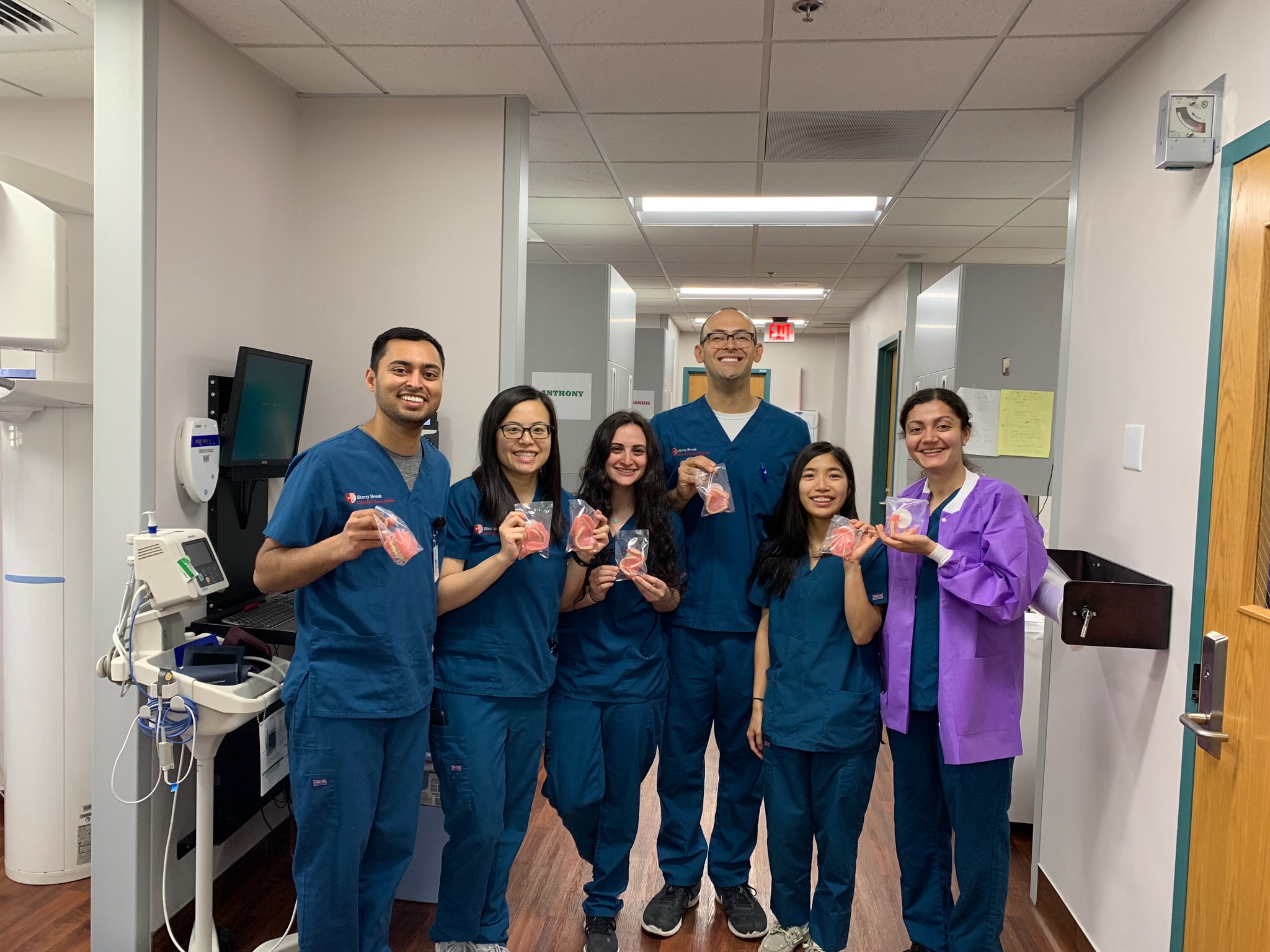 The Stony Brook School of Dental Medicine team at Pine Ridge Indian Health Services Hospital