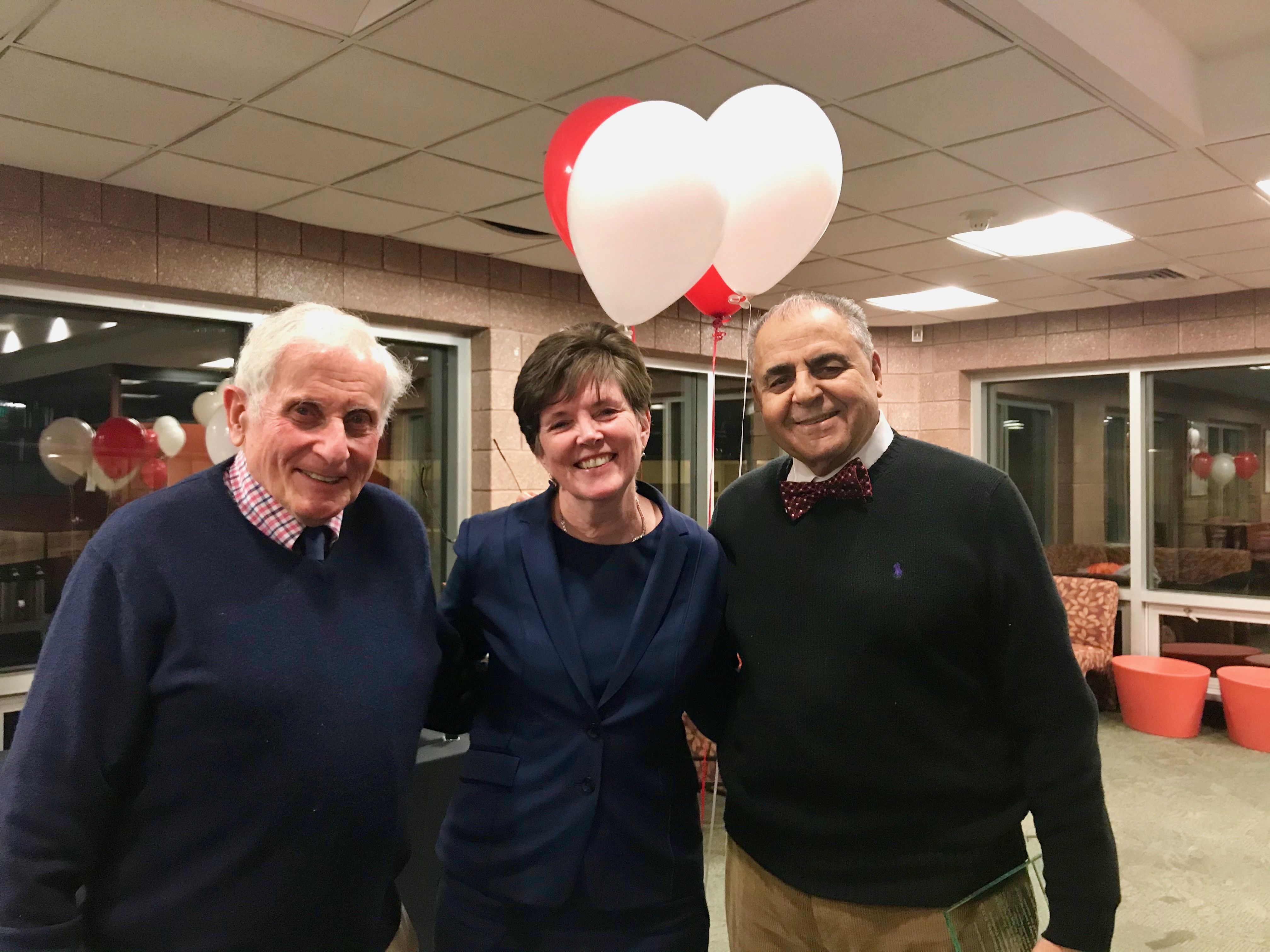 Dr. Laurence Wynn, Dr. Mary Truhlar, and Dr. Joseph Hamil Willoughby of Stony Brook School of Dental Medicine