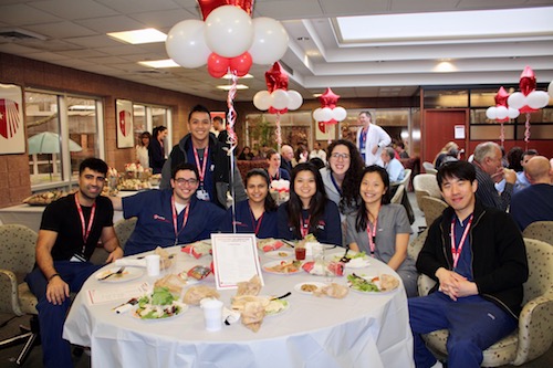 Students at Match Day Celebration