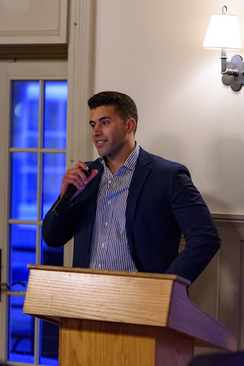 Dr. Omar Nijem Delivers Speach at the 2018 SDM Senior Celebration Dinner