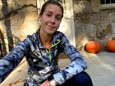 Stony Brook University School of Dental Medicine student Devyn Fleischhacker at the ASDA 5K