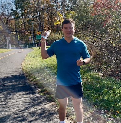 Stony Brook University School of Dental Medicine student Nick Santaro at the ASDA 5K