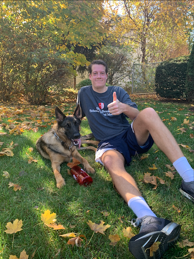 Stony Brook University School of Dental Medicine student Phil Bacigalupo at the ASDA 5K